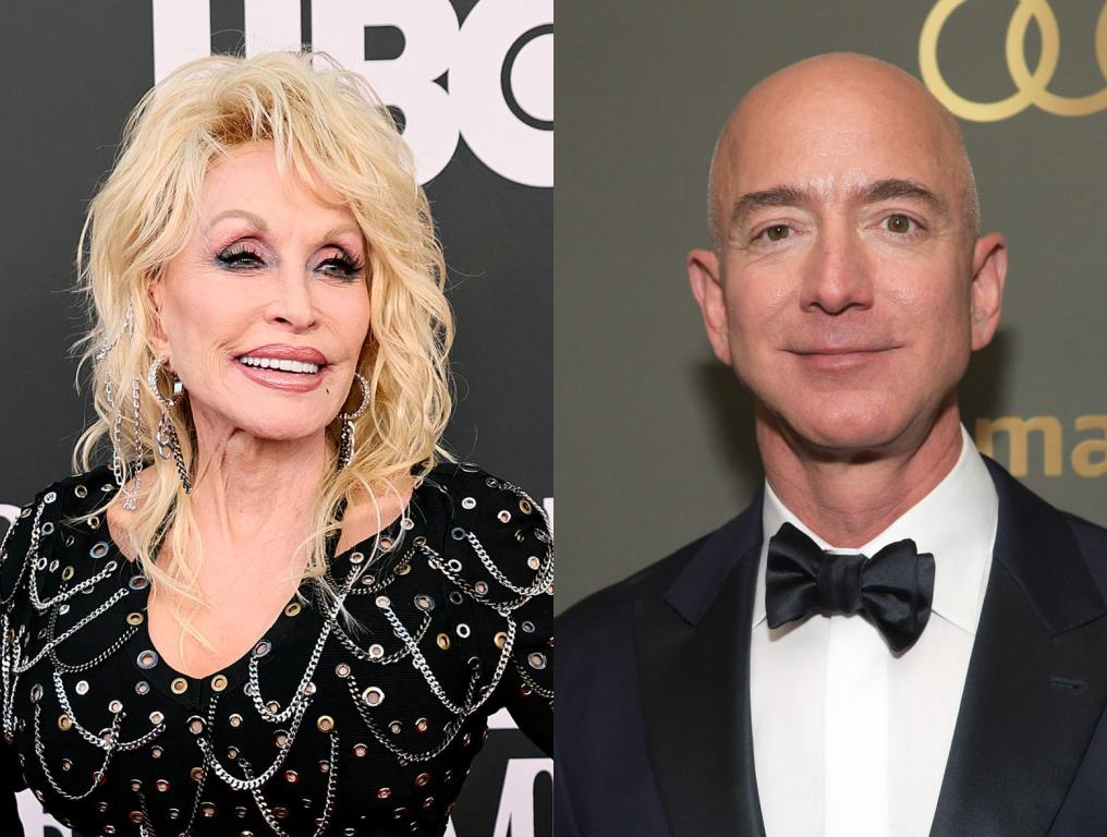 Dolly Parton Received The Courage And Civility Award From Jeff Bezos