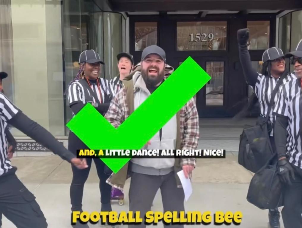 Football Spelling Bee At The 2024 NFL Draft - Dave and Chuck the Freak